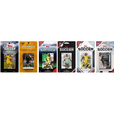 WILLIAMS & SON SAW & SUPPLY C&I Collectables CREW619TS MLS Columbus Crew 6 Different Licensed Trading Card Team Set CREW619TS